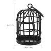 Miniature Iron Birdcage Vintage Hanging Decoration Compact Small Birdcage for Bonsai Micro Landscape Garden Ornament