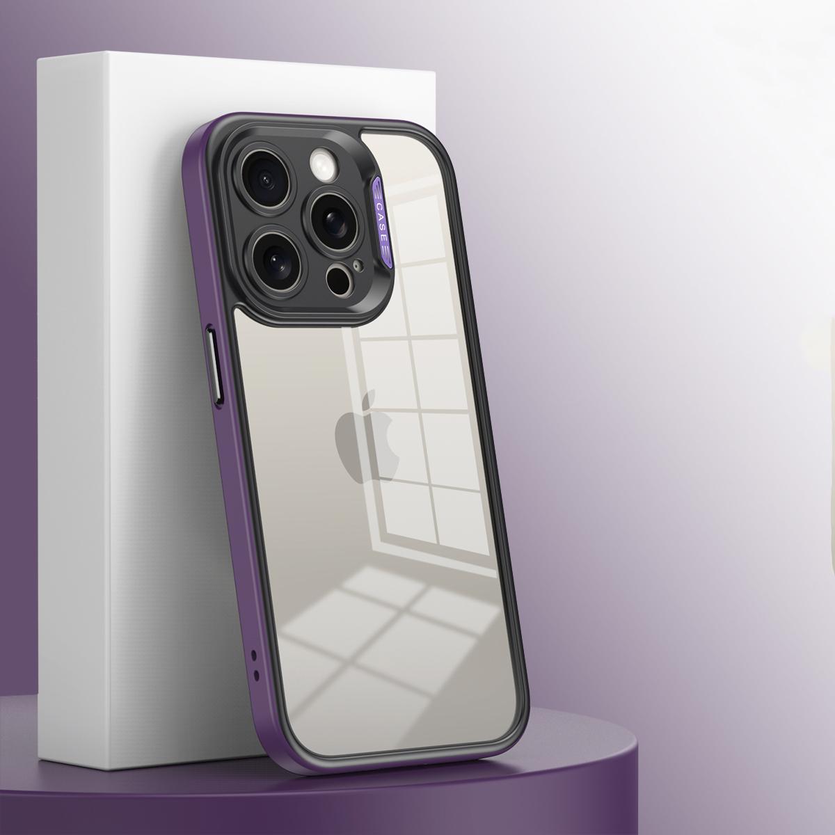 

Роскошный гибридный противоударный бронированный защитный чехол для камеры iPhone 15 Plus 14 13 12 Pro Max Прозрачная жесткая акриловая задняя крышка For Iphone 15 Plus