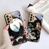 Fantasy Rainbow Pine For Samsung A 01 52S A04 A05S A10 A12 A13 22 23 24 36 42 M02 Note 10 20Ultra 8 9 Golden Glass Phone Case