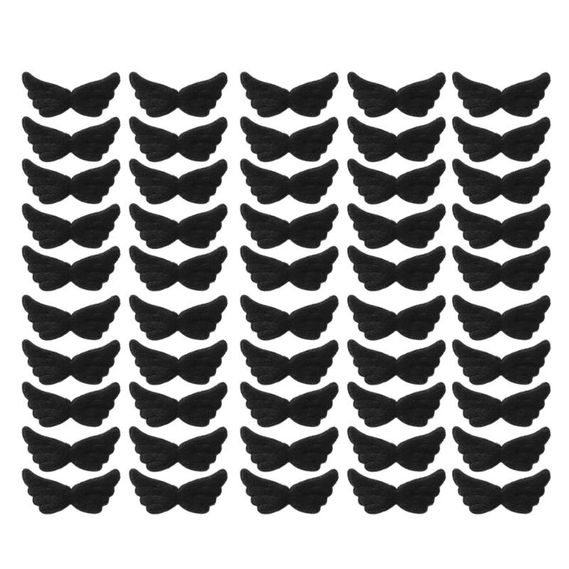 Handmade Craft Project Kits Crafting Headband Angel Wing Applique Shoes Patches Sewing Headband Accessories