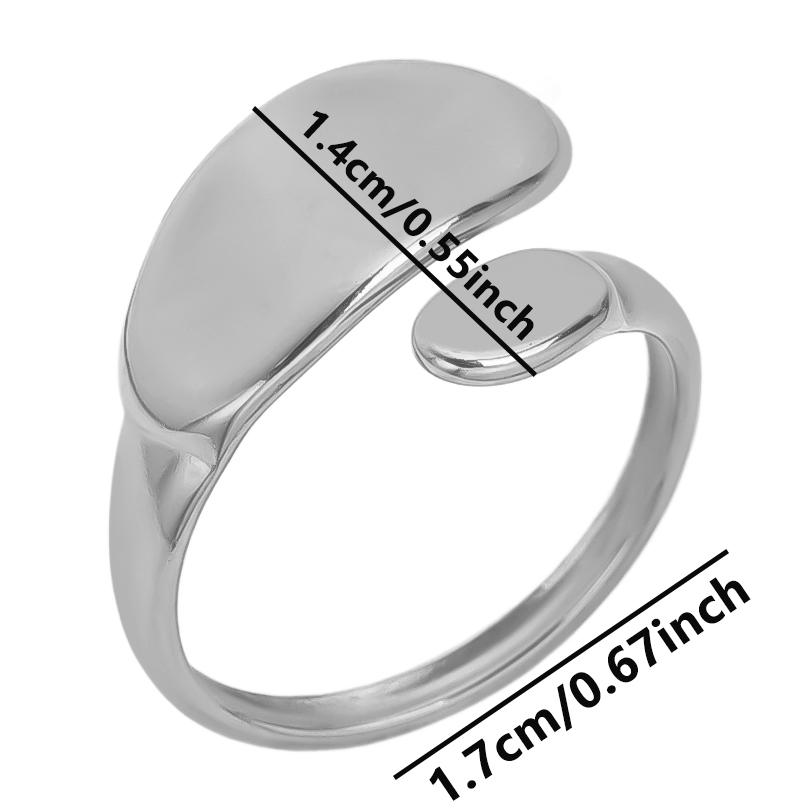 1/5pcs Silver Color Snake Beads Round Heart Stainless Steel Rings For Women Men Accessories Vintage Jewelry Finger Ring Anillos