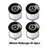 For Benz Car Logo Wheel Center Hub Cap Badge Emblem Sticker Accessories Exclusive AMG SPRINTER V CLASS VIANO W124 W203 W204 GXU0