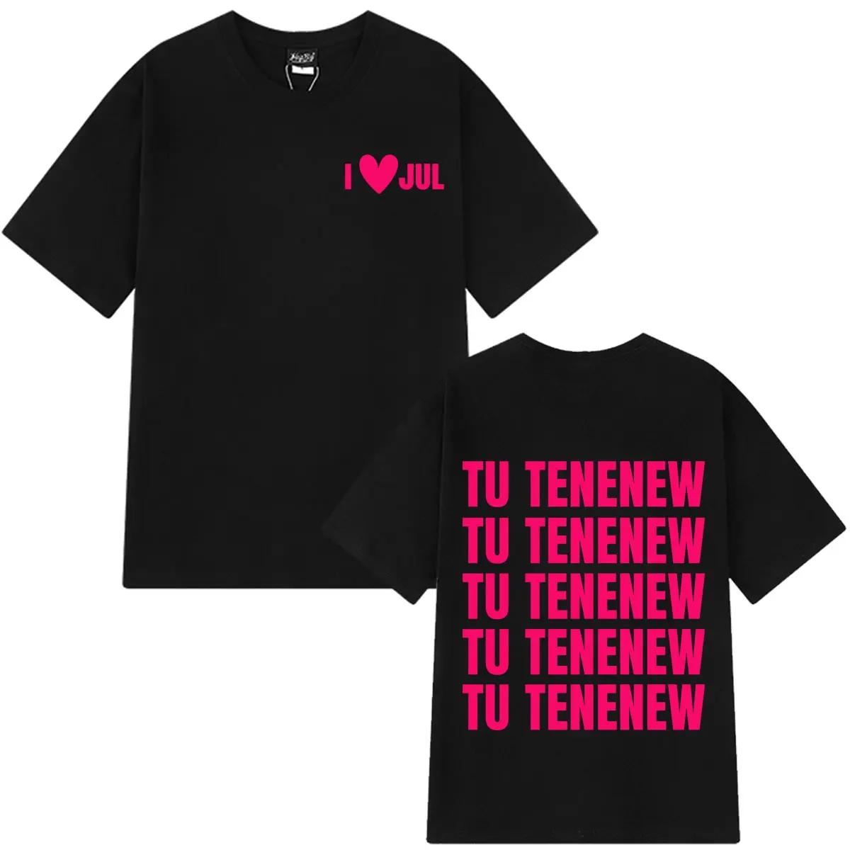 

Rapper Love Jul Print T Shirt Men Women Fashion Loose Casual T-shirt Short Sleeve Aesthetic Trendy Cotton Oversized T-shirts 4XL