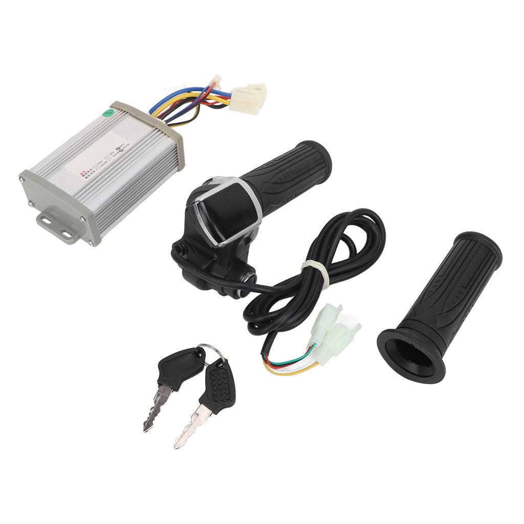 48V 800W Motor Speed Controller With 48V Screen Display Throttle Grip for Electric Bicycles Tricycles Motorcycles