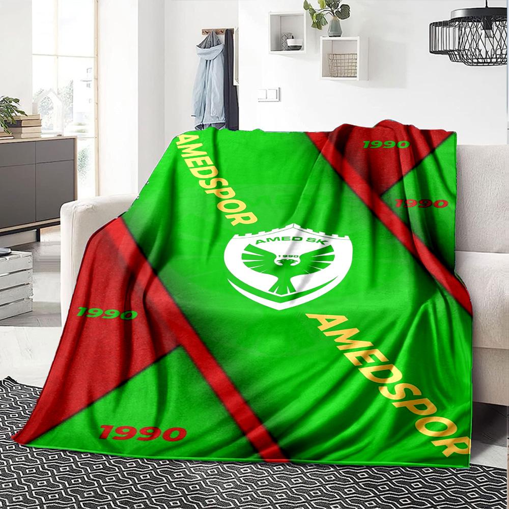 Amedspor drukas flaneļa pleds Augstas kvalitātes