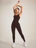 Quick-Dry Seamless Sleeveless Yoga Jumpsuit