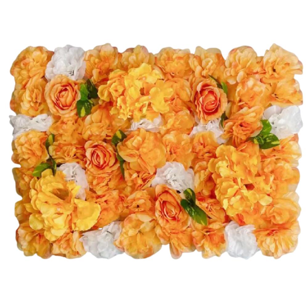 60X40cm Artificial Flower Wall Panels Handmade Silk Rose Flower Wall  Home Decor