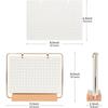 Pin Collection Storage Calendar Badge Earring Display Organizer 6 Pages Large Capacity Brooch Holder for Household Use