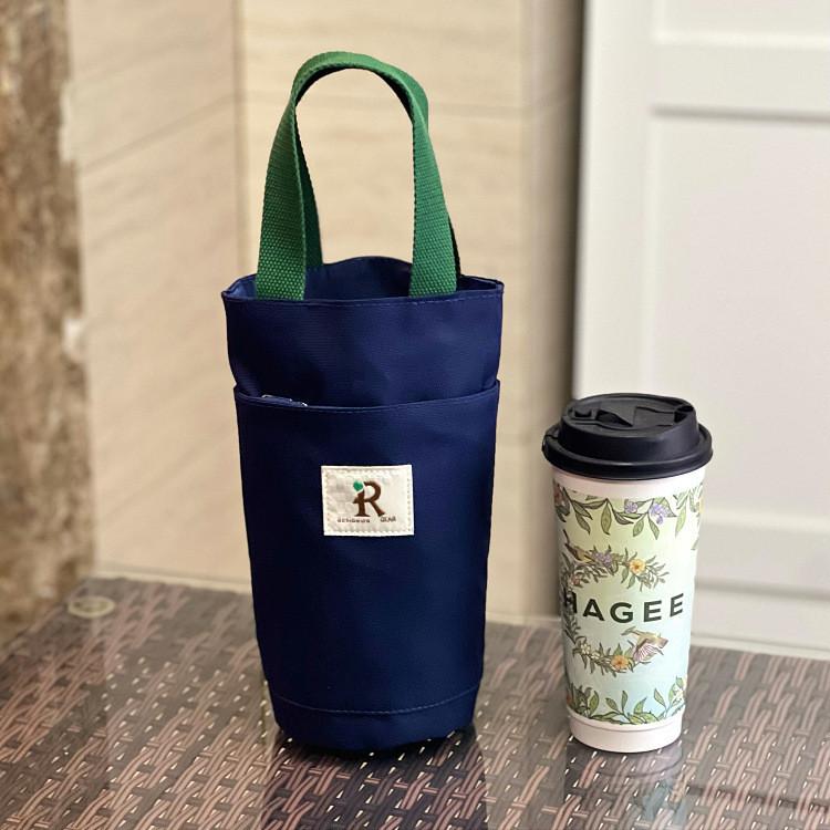 Canvas-Flaschentasche mit verdicktem Griff für den täglichen Gebrauch und isolierte Getränke