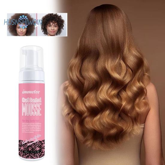 200 ml Locken-Styling-Mousse: Kreieren Sie langanhaltende, federnde Locken mit vollem Volumen – sichere Inhaltsstoffe – Styling-Mousse