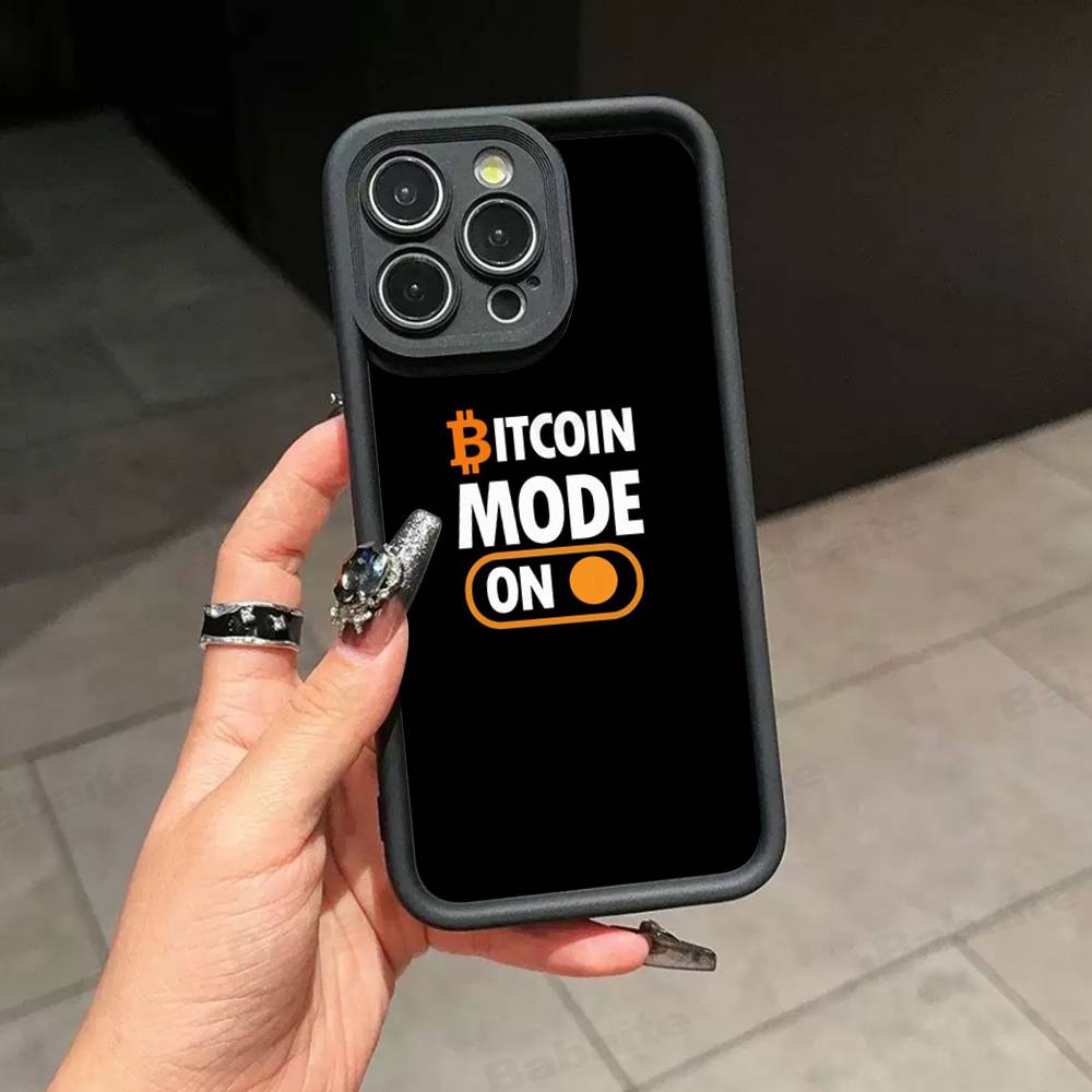 Bitcoin Silicone Phone Case For IPhone 17 Pro Max 16 15 14 13 12 11 Plus 17 Air