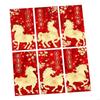 6PCS Year Of Horse Red Packets Cartoon Traditional Zodiacs Money Holder Envelope