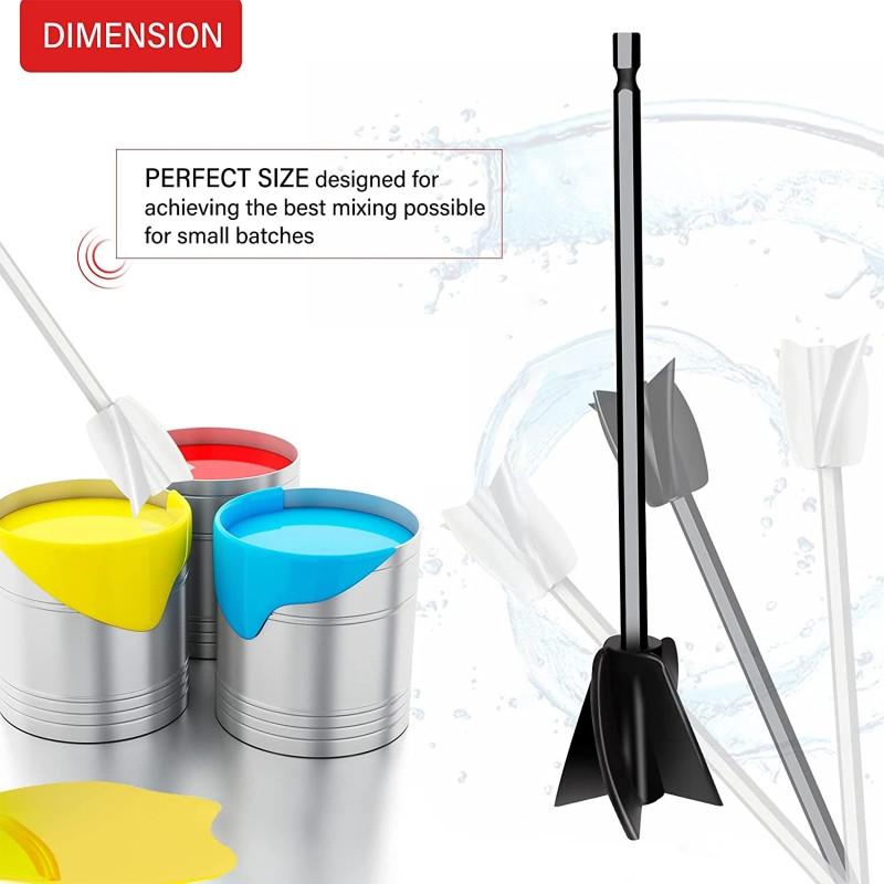 Epoxy Mixing Stick Paint Stirring Rod Putty Cement Paint Mixer Attachment For Mixing Epoxy Resin Latex Oil Paint LXY
