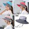 Outdoor Sun Hat For Women With Wide Foldable Sun Protection For Hiking And Travel