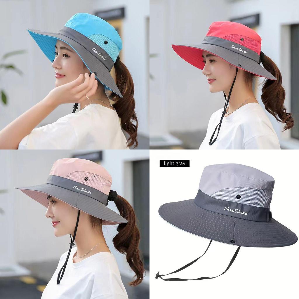 Outdoor Sun Hat For Women With Wide Foldable Sun Protection For Hiking And Travel
