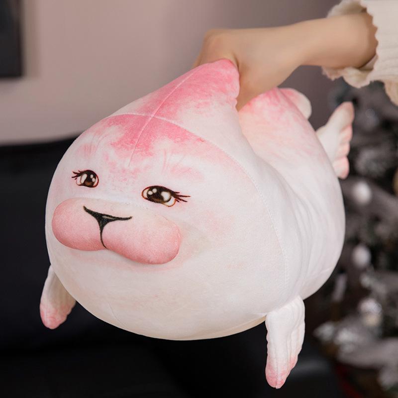 Simulated Cute Seal Plush Toy Doll Marine Animals Sleeping Pillow Plush Doll Holiday Gift