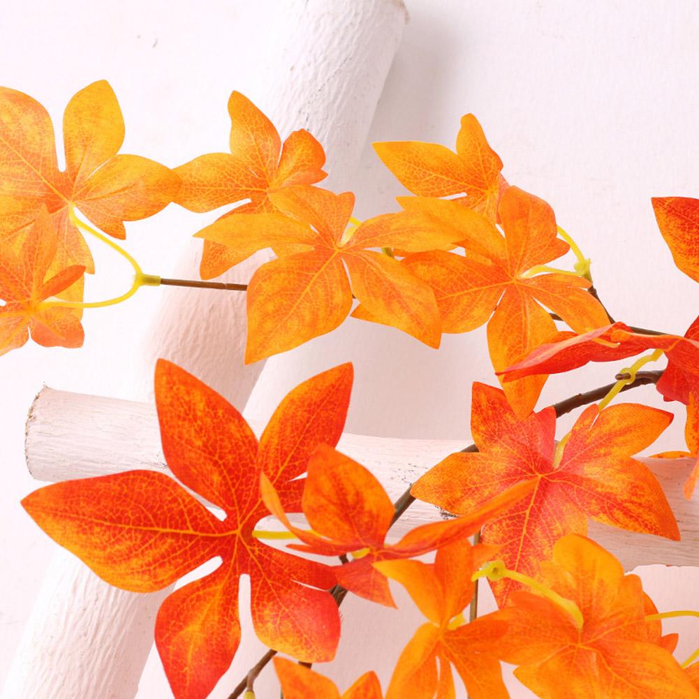 Artificial Maple Leaf Garland Rattan Hanging Vines for Wedding Home Wall Decor