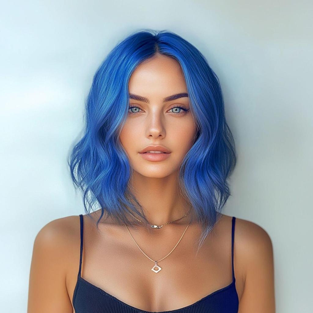 European American Wig Popular Full Head Hairstyle Wavy Roll Heat-resistant Fiber High Temperature Silk Women