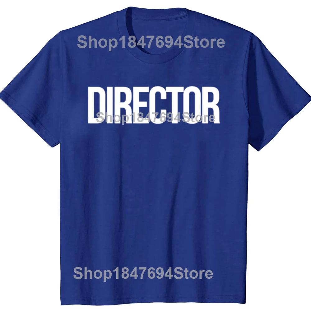 Funny Vintage Director Filmmaker Film Crew Graphic T-shirt Men Women Hip Hop Oversized T Shirt 100% Cotton Comfort T-shirts