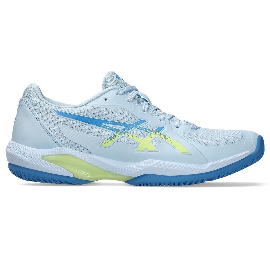ASICS SOLUTION SWIFT FF 2 Tennis Size 400 Size cm Shoes, 1042A265, Women's, (Light Blue/Huddle Yellow), E, 22.5