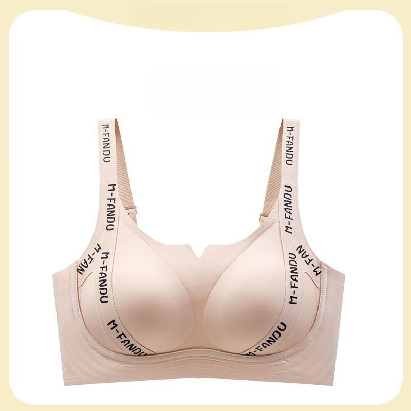 Plus-size Lingerie Women's Breast Retraction Anti-sagging Gathering Bra Seamless Sports Bra