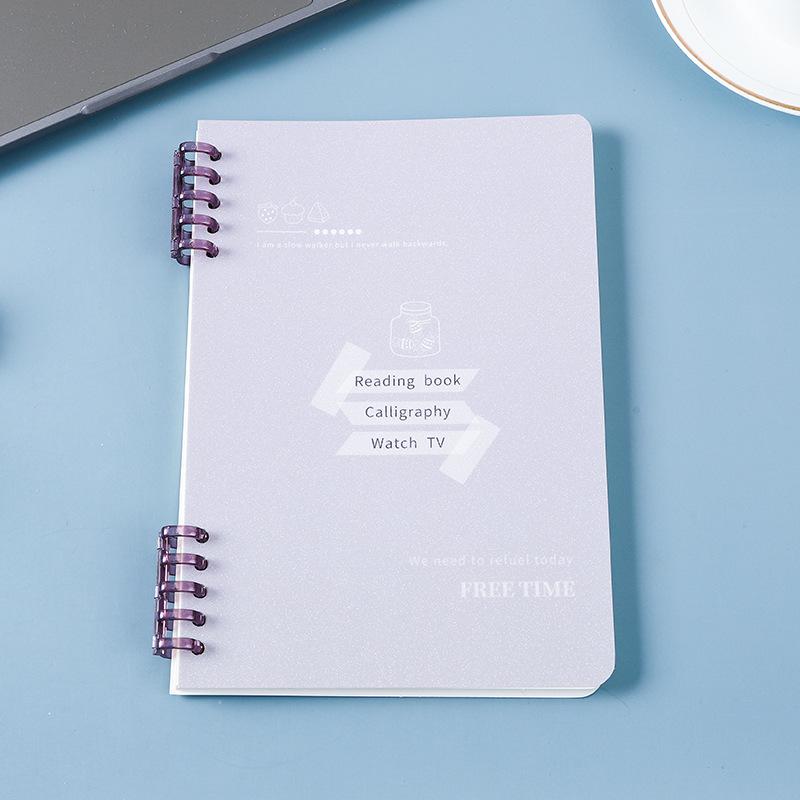 

A5 Colored Coil Notebook – High-Value Study and Diary Journal, Simple Ins Style