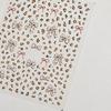 Autumn Winter Leopard Print Bow Nail Art Stickers 3D Thin Tough Nail Sticker Cute Bow Self Adhesive Nails Decorations Decals DIY