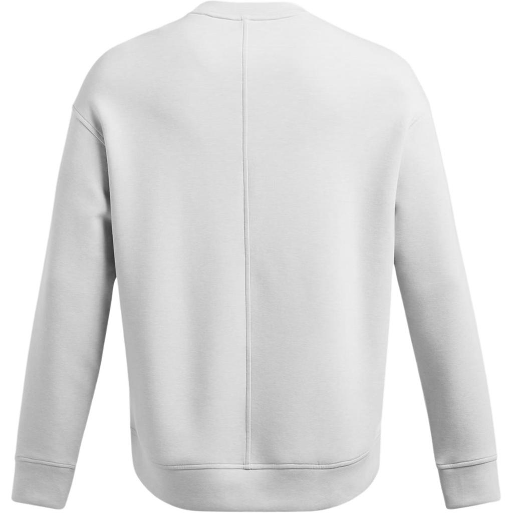 Under Armour Sportstyle FW24 Флисовый свитшот с круглым вырезом Удобный Свободный трикотажный свитшот Мужской свитшот Современный-серый Светло-каменный Черный 1389478-011