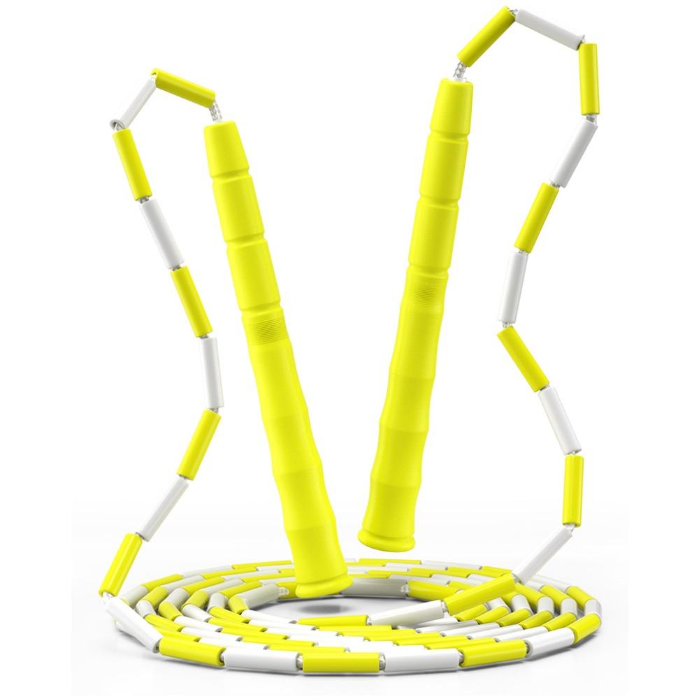 Bamboo Joint Jump Rope Hard Bead Training Adult Fitness Fancy Non-knotting Bamboo Joint Jump Rope