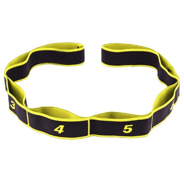 Yoga Stretching Strap with Loops - 8-Loop Exercise Strap for Physical Therapy Flexibility Pilates Dance Gymnastics Recovery Workout
