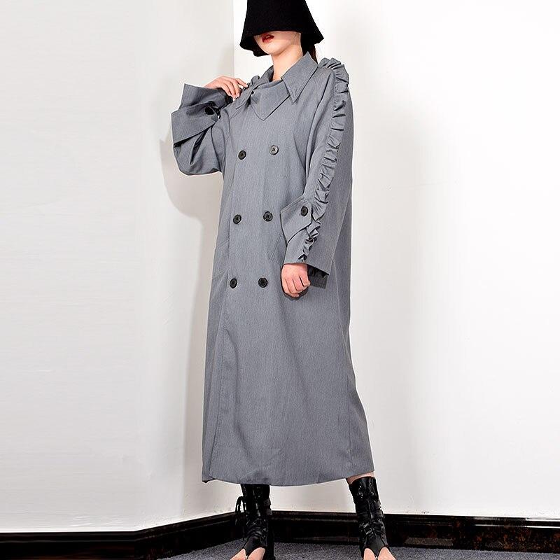 XITAO Fashion Double Breasted Trench XJ3592