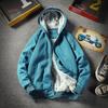 Padded and Thickened Hooded Sweatshirt Men's Models Winter Fashion Trend Loose Solid Colour Comfortable and Versatile Jacket Men's Tops