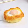 Kreatives Spiegelei-Toast Squishy Angstlinderung Superweiches Brot Quetschen Bequem Realistische Simulation Essen Kneifen