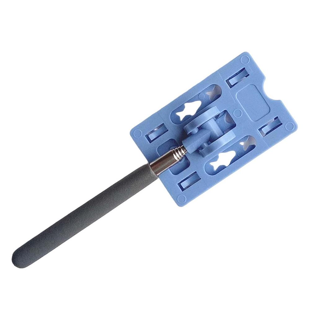 

Легкое считывание парковочной платы с помощью телескопических бесконтактных штанг. Простое использование считывателя парковочной платы.