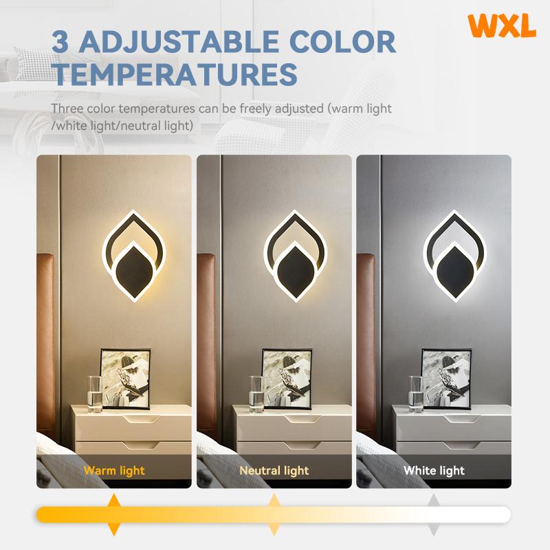 Modern LED Wall Light Creative Bedroom Bedlight Modern Simple Luxury Warm Background Wall Light Corridor Staircase Light