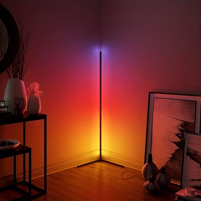 Dreamy Marquee Smart RGBIC Corner Floor Lamp with APP Remote Control - Night Light & Home Decor