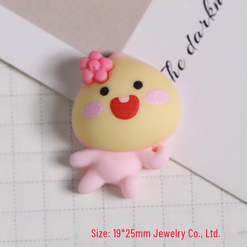 Cute Peach Butt Resin Accessories: Phone Cases, Hair Clips, Headwear, Car Decor, Stickers