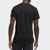 adidas T Shirts Men's Black Crew Neck Moderate Straight Fit FM4773