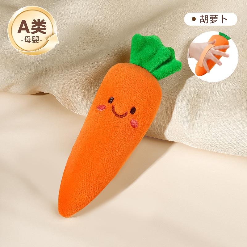 

Морковка для рук от испуга, артефакт для сна, игрушка-кольцо от испуга, кукла для успокоения сна у ребенка оранжевый