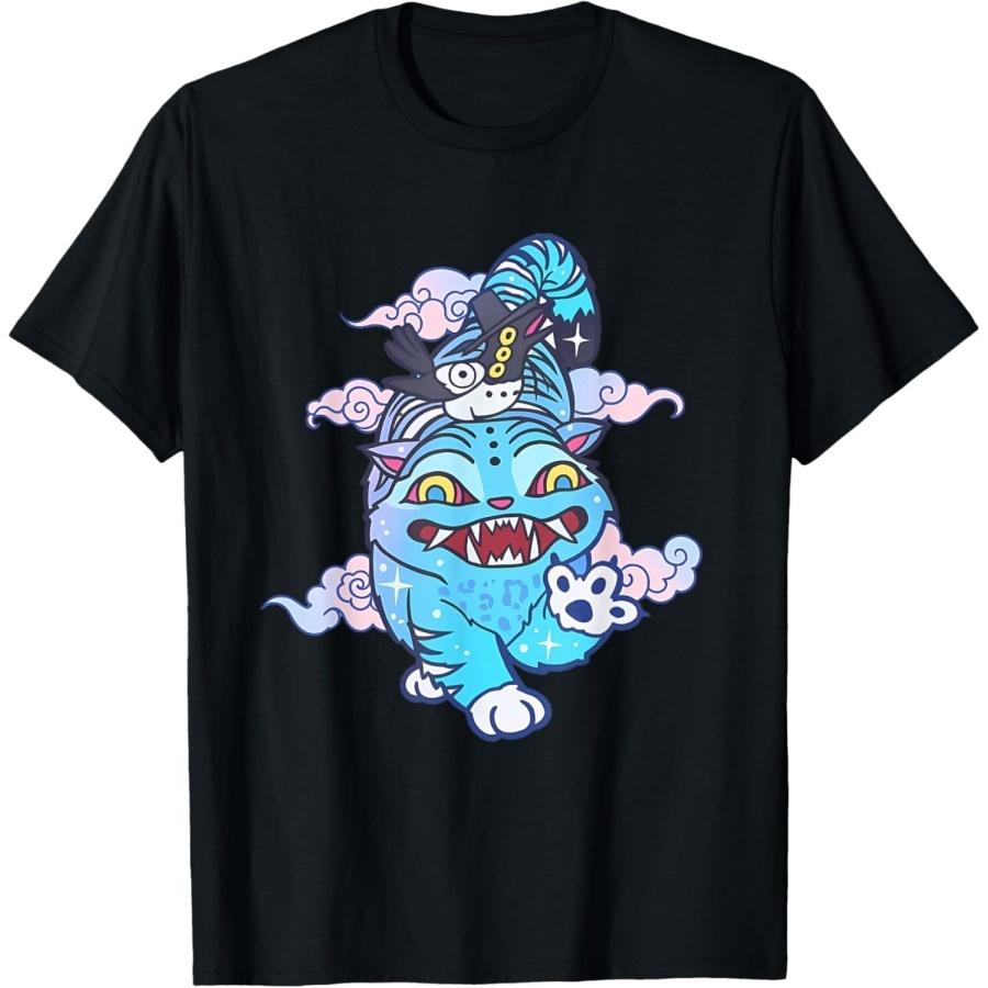 Wttyolo Cute Derpy Tiger for Men Women Kids T-Shirt S