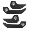 Cartist Door Kick Guard Door Trim Cover Door Kick Mat Protector for New RAV4 60 Series Set for Front and Rear PU Dirt Scratch Kick Interior Custom