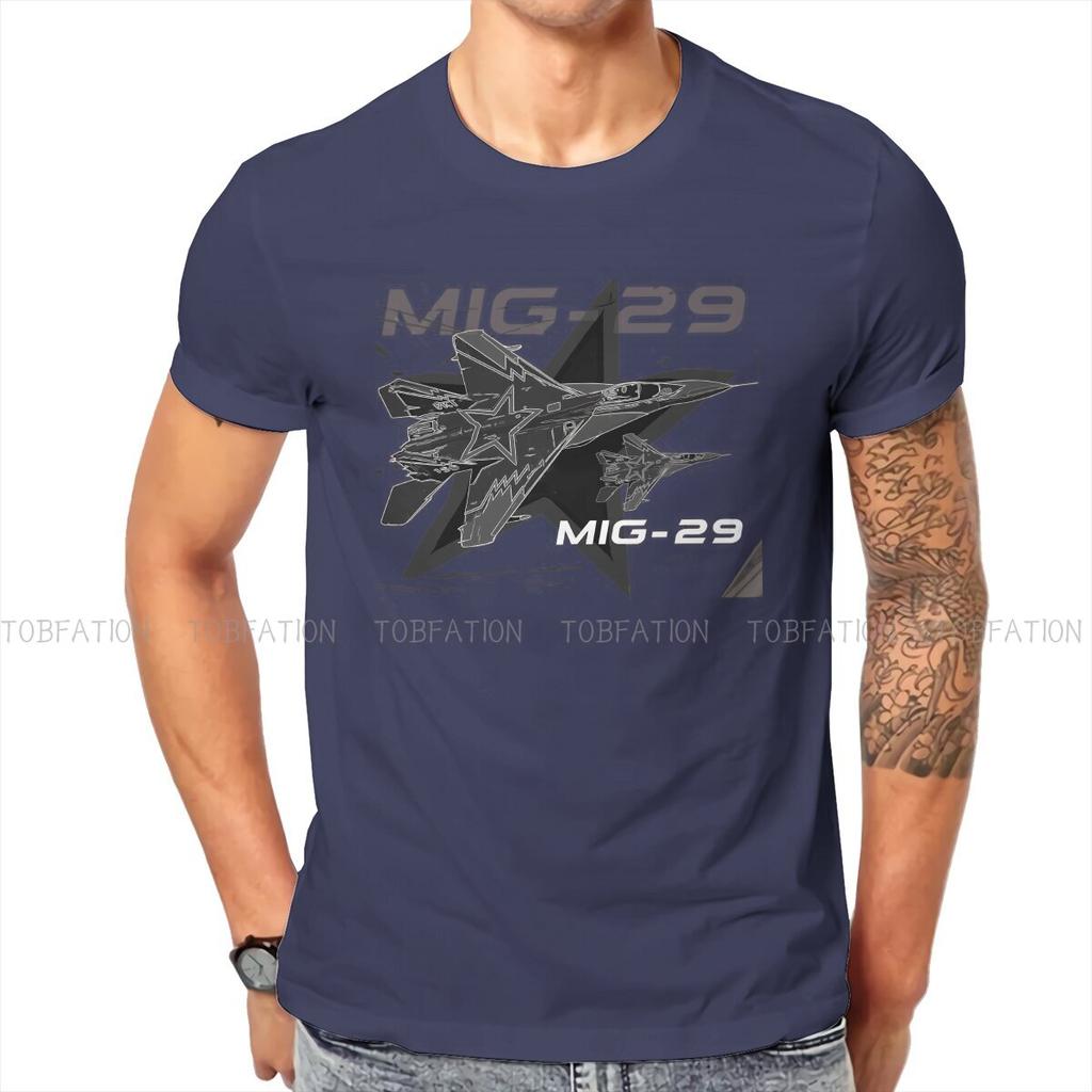 Mig29 Round Collar Tshirt Russian Ussr Cccp Fabric Classic T Shirt Men Tops Fashion Fluffy Big Sale