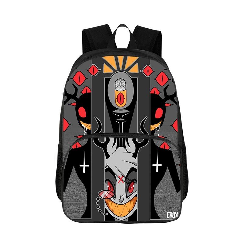 Hazbin Hotel Kids Backpacks Boys Girls Student Birthday Gift Child School Bags Large Capacity Camping Durable Rucksack