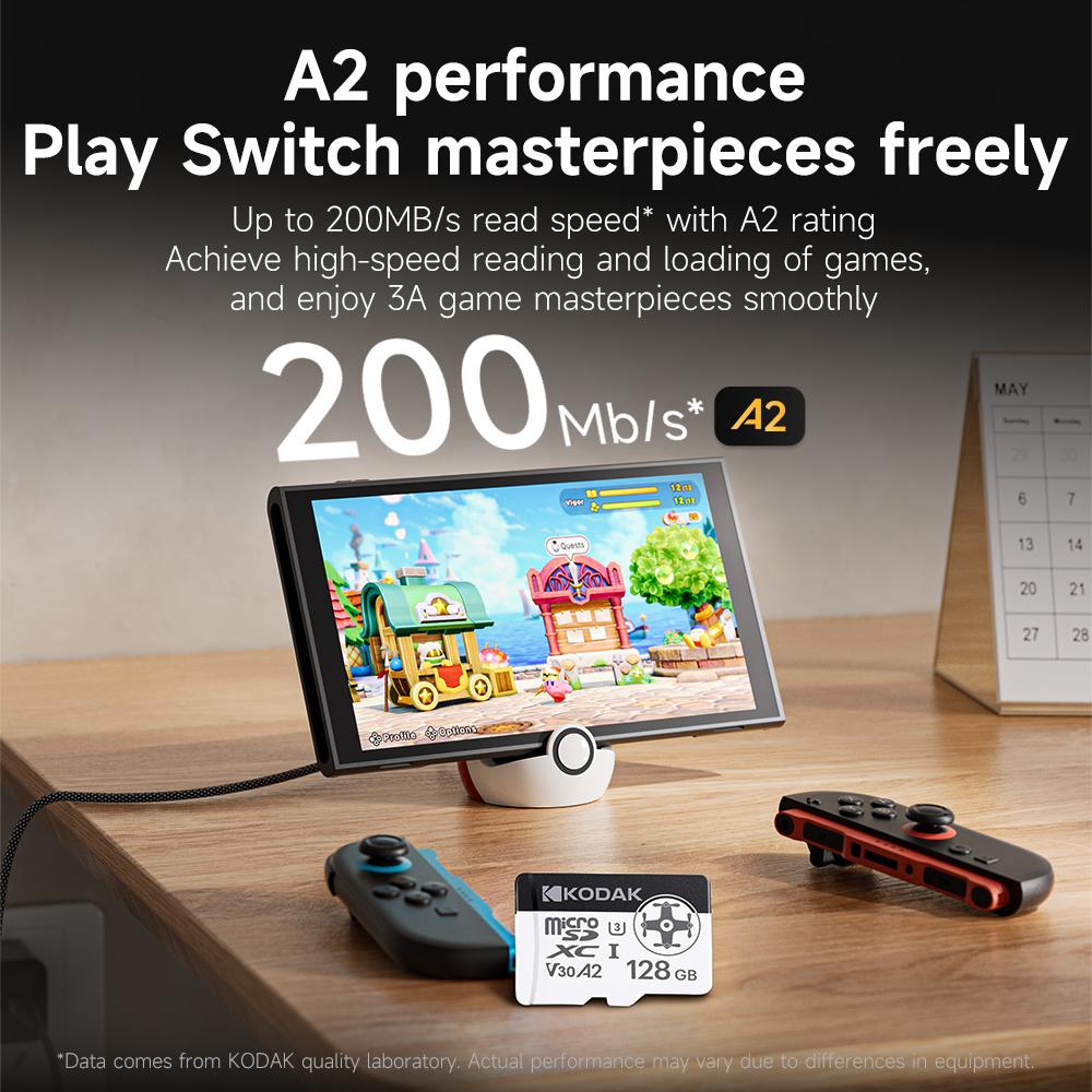 Kodak Ultra Micro SD Card Compatible with DJI Drone A2 U3 High Speed Up to 200MB/s Memory Card for Drone GoPRO DJI Drone