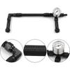 AN6 Dual Feed Carb Fuel Line Double Pump with Vacuum Pressure Gauge Aluminum Alloy Replacement for 4150   Carburetor 7Celsius8  -20 Threa