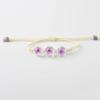 b22 Multicolored Creativity Glass Dried Exquisite Cherry Blossoms Hand-made Dried Flower Bracelets Multiple Flower Weave Jewelry