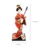 TOYMYTOY 12.60-inch Traditional Geisha Doll – Kimono Decoration, Stable Base – Home/Office, Souvenir/Gift, Bright Colors, Summer