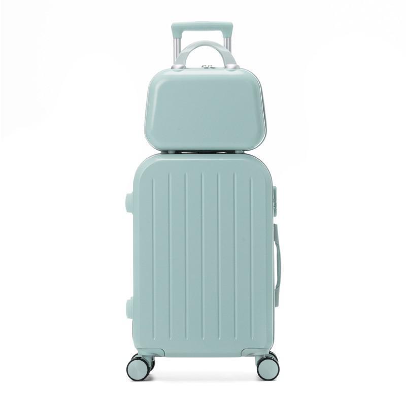 Durable College Student Trolley Suitcase with Combination Lock