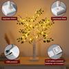 Led Luminous Tree Simulation Tree Shaped Table Lamp Home Decoration Light Holiday Party Night Light Holiday Styling Tree Light