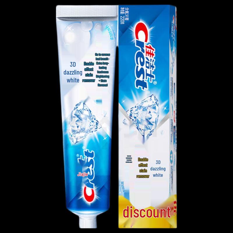 Crest 3D White Dual Action Whitening Toothpaste
